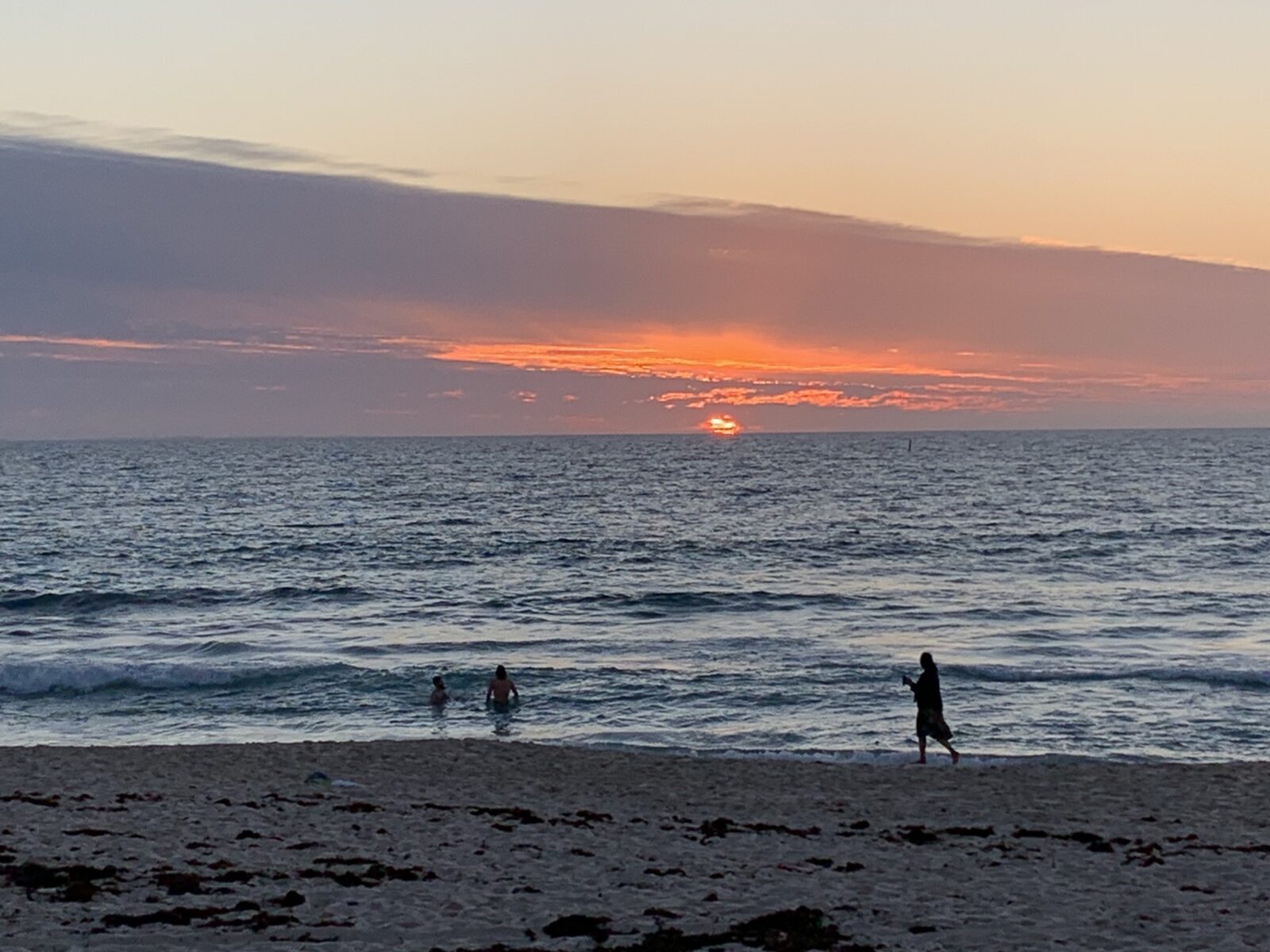 Indian Ocean- Australia sunset