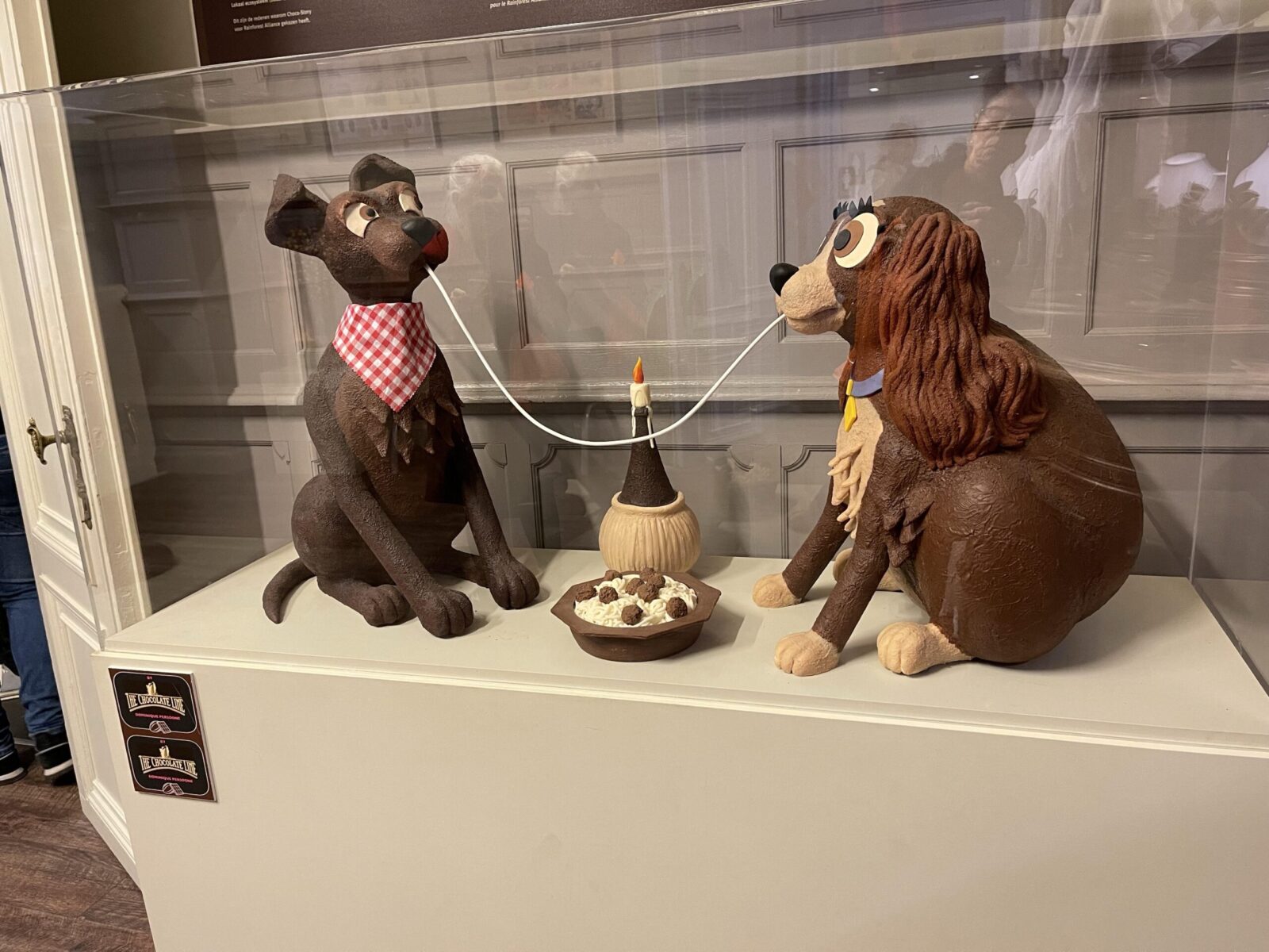 chocolate dogs sculptures