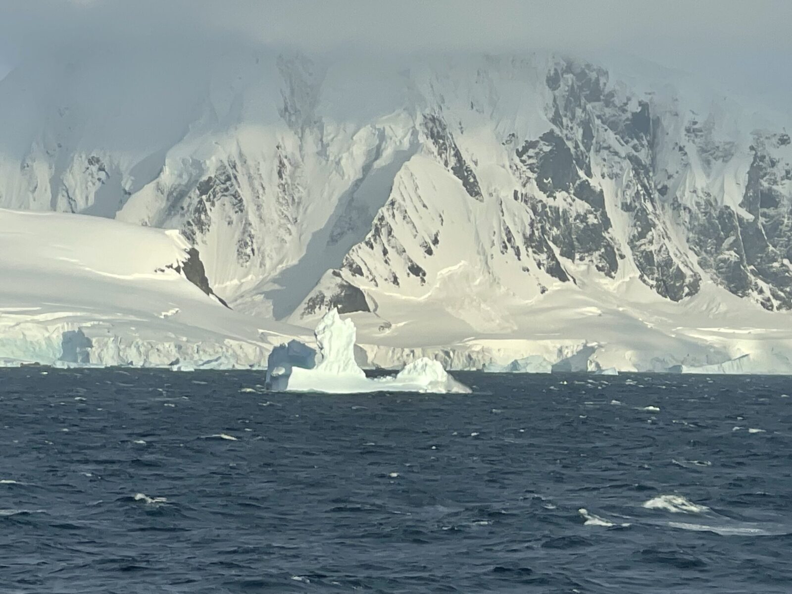 Snowy Mountains and Icebergs