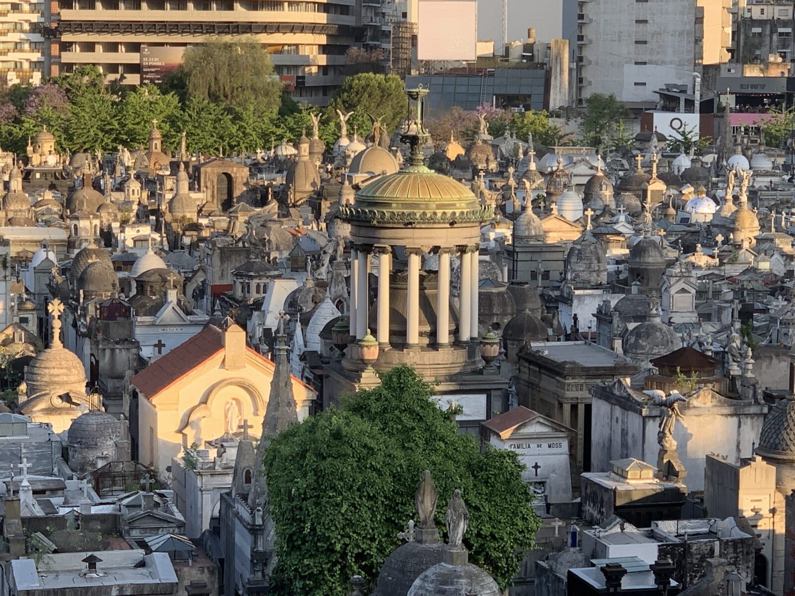 tombs and mausoleums at Recoleta Cemetery