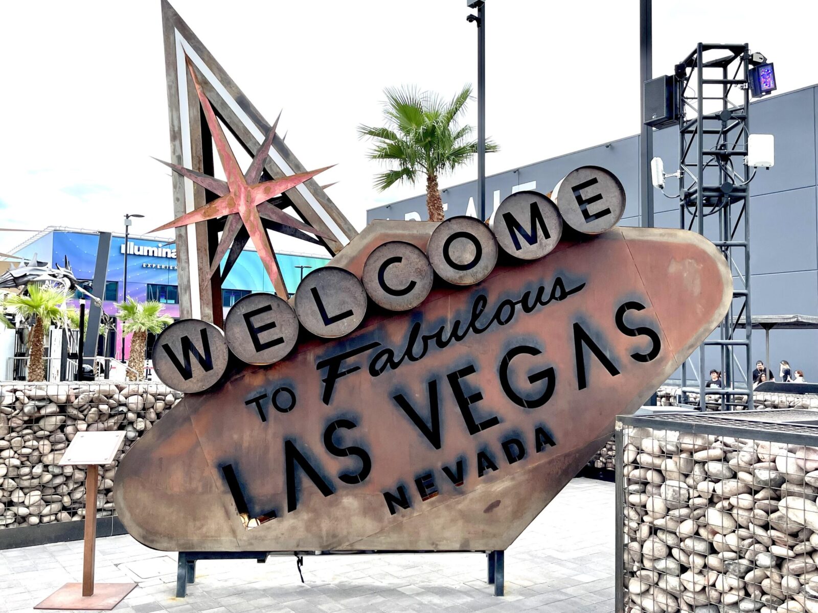 metal vegas sign Area 51