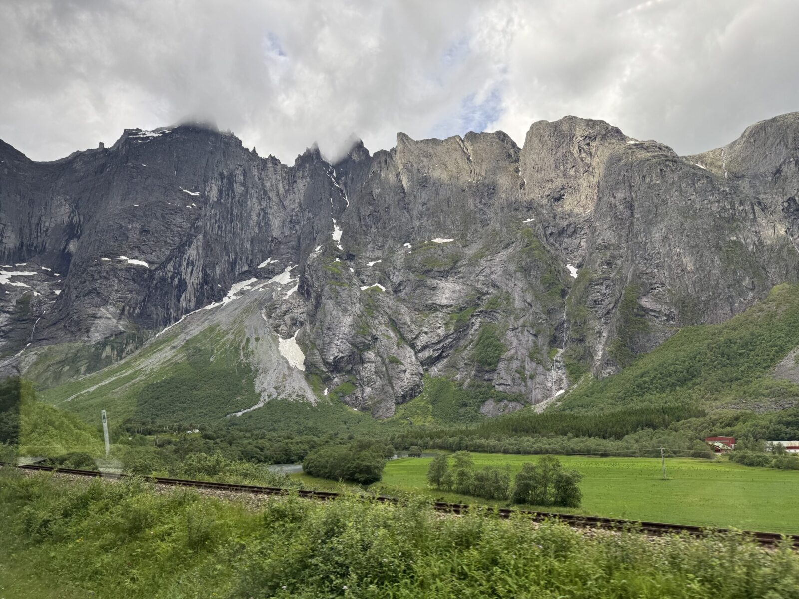 Mountains over the valley-Troll Wall Norway