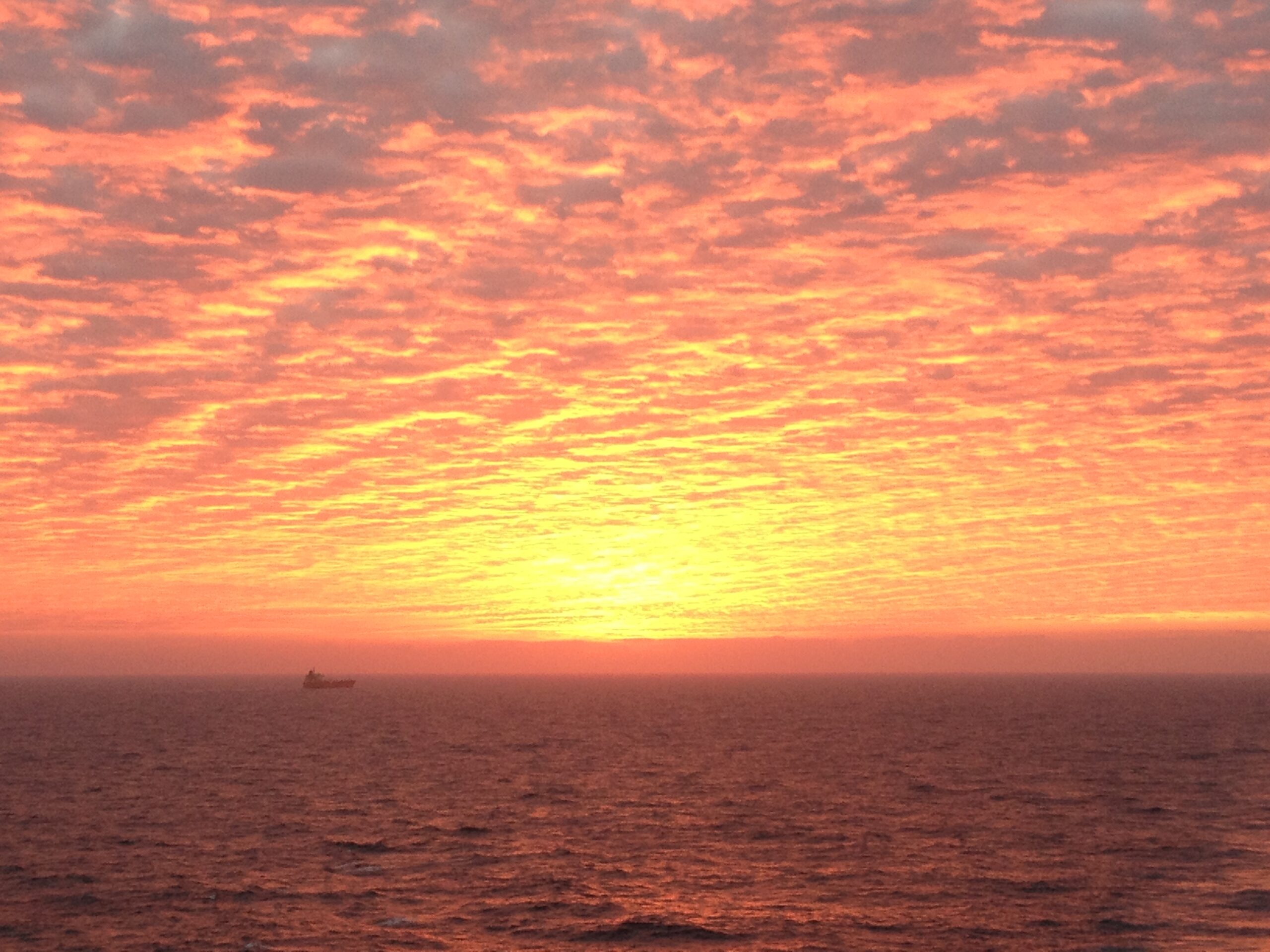 sunrise in the gulf of mexico