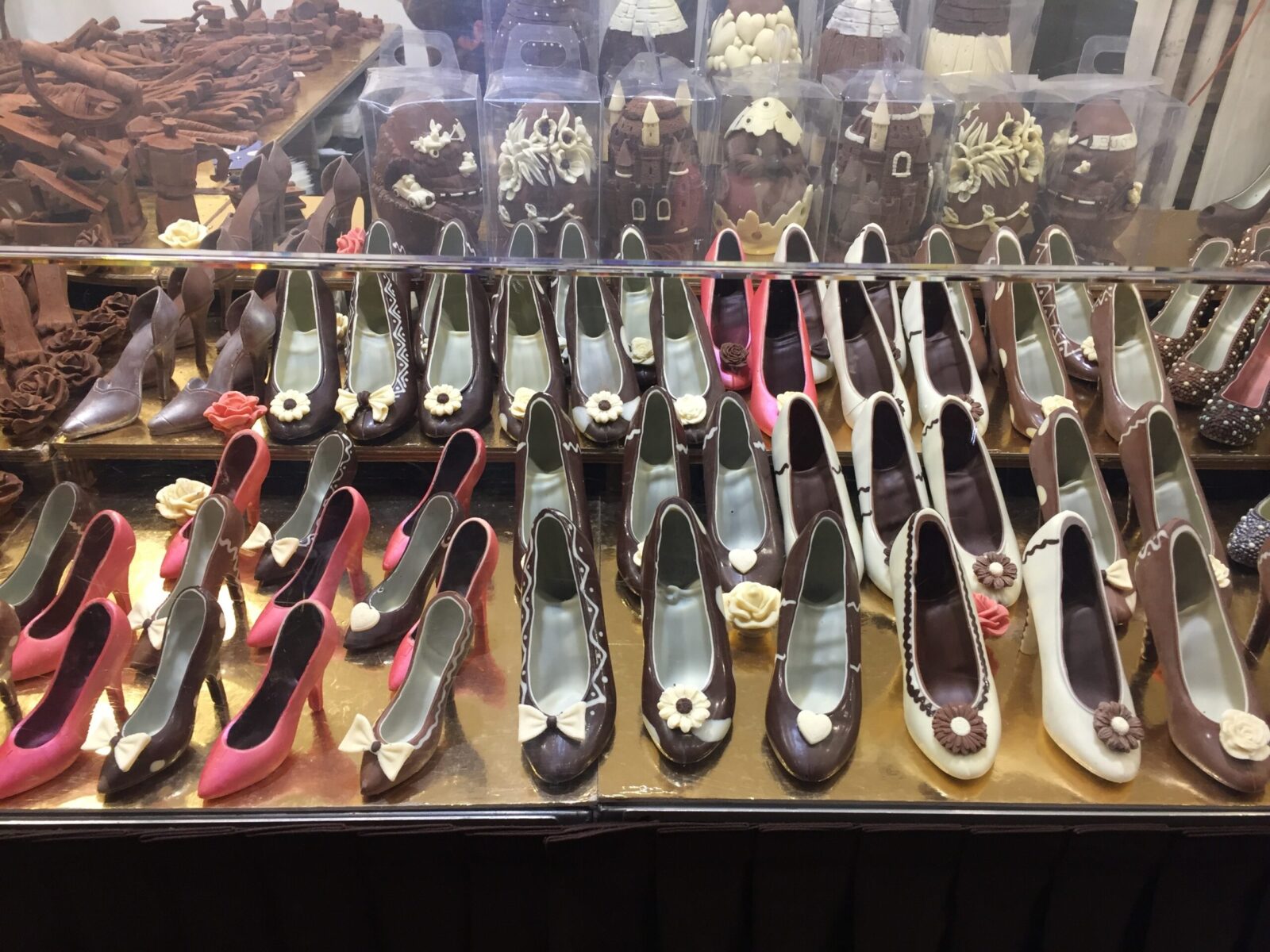 chocolate shoes